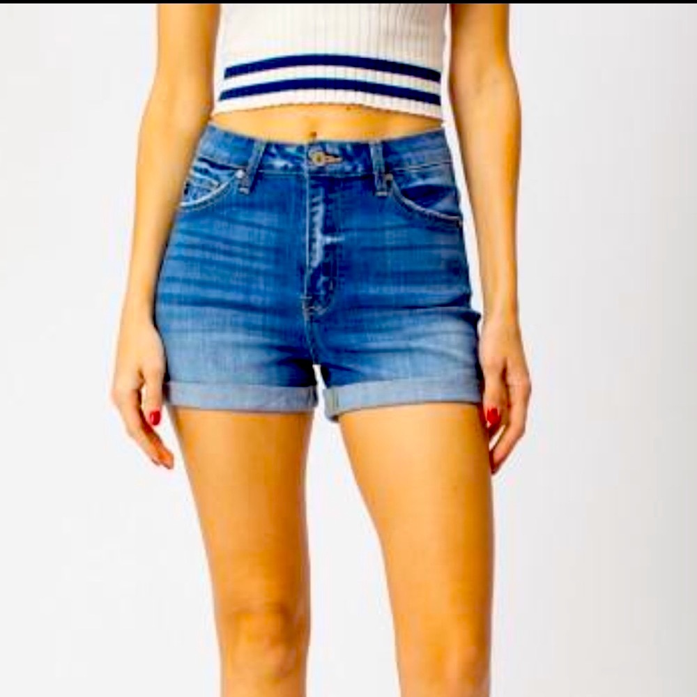 NEW! Kancan denim high rise shorts NWT - Picture 14 of 16